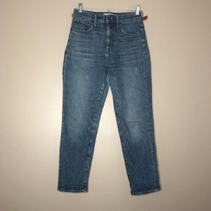 Madewell classic straight high waist jeans womens size 26